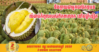 ប្រទេសថៃ មានមហិច្ឆតាក្លាយជាអ្នកដាំដុះ និងនាំចេញទុរេនលំដាប់កំពូលរបស់ពិភពលោកក្នុងរយៈពេល ៥ ឆ្នាំខាងមុខ