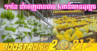 រយៈពេល ១១ខែ នៃឆ្នាំ២០២១ កម្ពុជានាំចេញកសិផលទៅកាន់គោលដៅទីផ្សារ ៦៨ ប្រទេសក្នុងតម្លៃជាង ៤ពាន់លានដុល្លារអាមេរិក