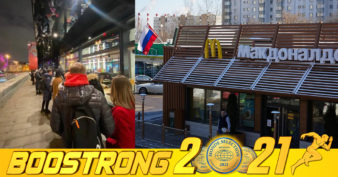 ខាតដល់ករហើយ! ប្រជាជនរុស្ស៊ីរាប់រយនាក់ នាំគ្នាទៅដណ្ដើមឥវ៉ាន់ពី McDonald’s មកដាក់លក់នៅតាមអ៉ីនធឺណេត ក្រោយយីហោនេះប្រកាសផ្អាកអាជីវកម្ម