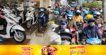 ម៉ូតូនៅ​តែ​ជា​មធ្យោបាយ​ដឹក​ជញ្ជូន​ដ៏​លេចធ្លោនៅវៀតណាម ខណៈម៉ូតូ ៥គ្រឿងត្រូវបានលក់ជារៀងរាល់នាទី