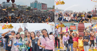 ត្រឹមតែថ្ងៃទី១សោះ សង្ក្រាន្តប៊ូសស្ត្រងខេត្តកំពត ជាង១ម៉ឺននាក់