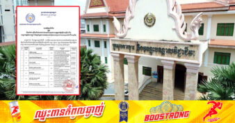 ក្រសួងការងារ បង្ហាញទីភ្នាក់ងារជ្រើសរើសឯកជនដែលបានទទួលការអនុញ្ញាតឱ្យធ្វើការជ្រើសរើសបណ្តុះបណ្តាល បញ្ជូន និងគ្រប់គ្រងពលករខ្មែរទៅធ្វើកម្មសិក្សា និងធ្វើការនៅប្រទេស និងតំបន់ចំនួន ៨