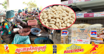 រោងចក្រកែច្នៃគ្រាប់ស្វាយចន្ទីនៅខេត្តកំពង់ធំត្រូវបានសង់ពង្រីកបន្ថែមទៀត ដោយប្រើទុនជាង ១លានដុល្លារ ដើម្បីបង្កើនទីផ្សារនាំចេញទៅក្រៅប្រទេស