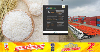 ឆមាសទី១​ ឆ្នាំ២០២៤ កម្ពុជានាំចេញអង្ករជាង ៣០០ពាន់តោន និងស្រូវជាង​ ២.៥លានតោន គិតទឹកប្រាក់ចំណូលជិត ១ពាន់លានដុល្លារ