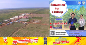 ដំណឹងល្អ! ខេត្តរតនគិរី ប្រកាសផ្ដល់ការងារផ្នែកកម្មករចម្ការដំណាំជាង ៤០០០កន្លែង